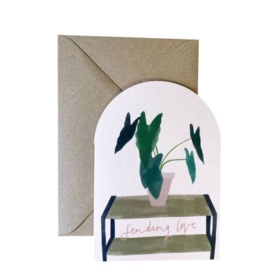 Enviar tarjeta de felicitación botánica Love'