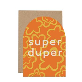 Carte de voeux Super Duper'