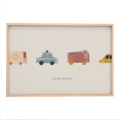 Beep Beep Vehicle Print