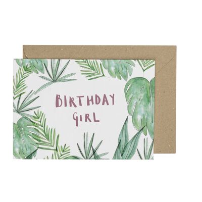 Carte d'anniversaire de fille d'anniversaire