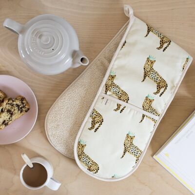 Cheetah Oven Gloves