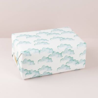 Papel de regalo en forma de nube
