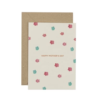 Floral Happy Mothers Day Greetings Card