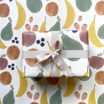 Emballage cadeau aux fruits
