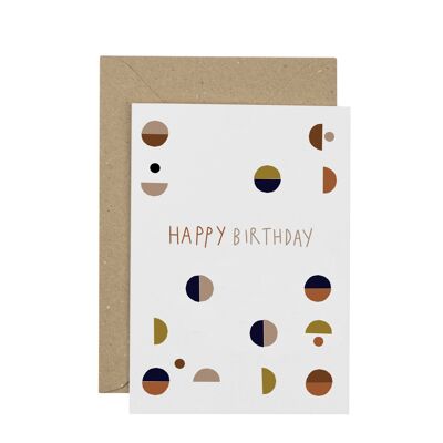 Tarjeta de sistemas de feliz cumpleaños