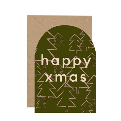 Happy Xmas Christmas card