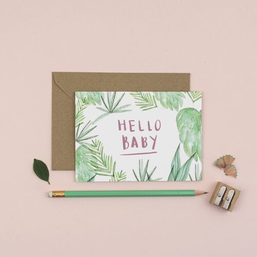 Hello Baby New Baby Greetings Card
