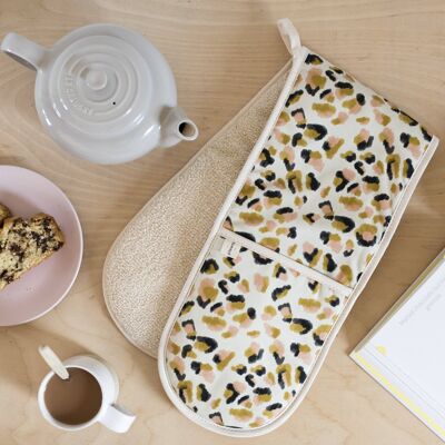 Leopard Print Oven Gloves