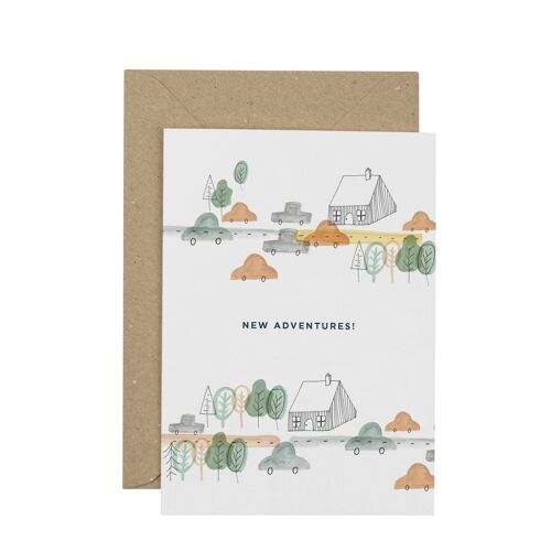 New Adventures Greetings Card