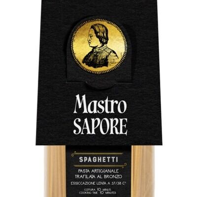 Pasta artigianale di semola di grano duro trafilata al bronzo - Spaghetti 100% Grani di Puglia 500 g