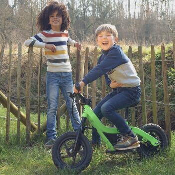 KIDYWOLF | KIDYBIKE VÉLO D'ÉQUILIBRAGE ÉLECTRIQUE POUR ENFANTS | VERT 1