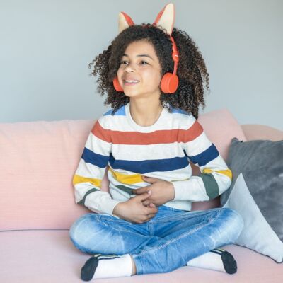 KIDYWOLF | KIDYEARS CASQUE ENFANT AVEC OREILLES AMOVIBLES | RENARD