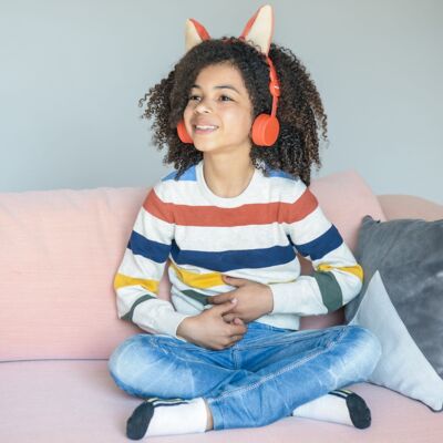 KIDYWOLF | KIDYEARS CHILDREN'S HEADPHONES WITH REMOVEABLE EARS | FOX