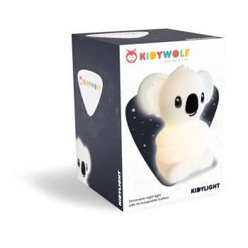 KIDYWOLF | KIDYLIGHT SOFT TOUCH RECHARGEABLE EXTRA LARGE VEILLEUSE KOALA 3