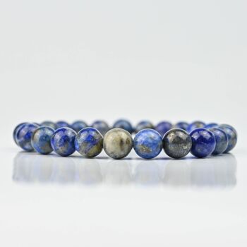 Bracelet Boule Lapis Lazuli 8mm 5