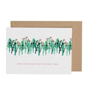 Rocking Around the Christmas Tree card