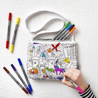 Colour In Fairytale Crossbody Bag Sustainable Kids Gift