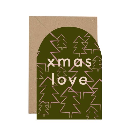 Xmas Love Christmas card