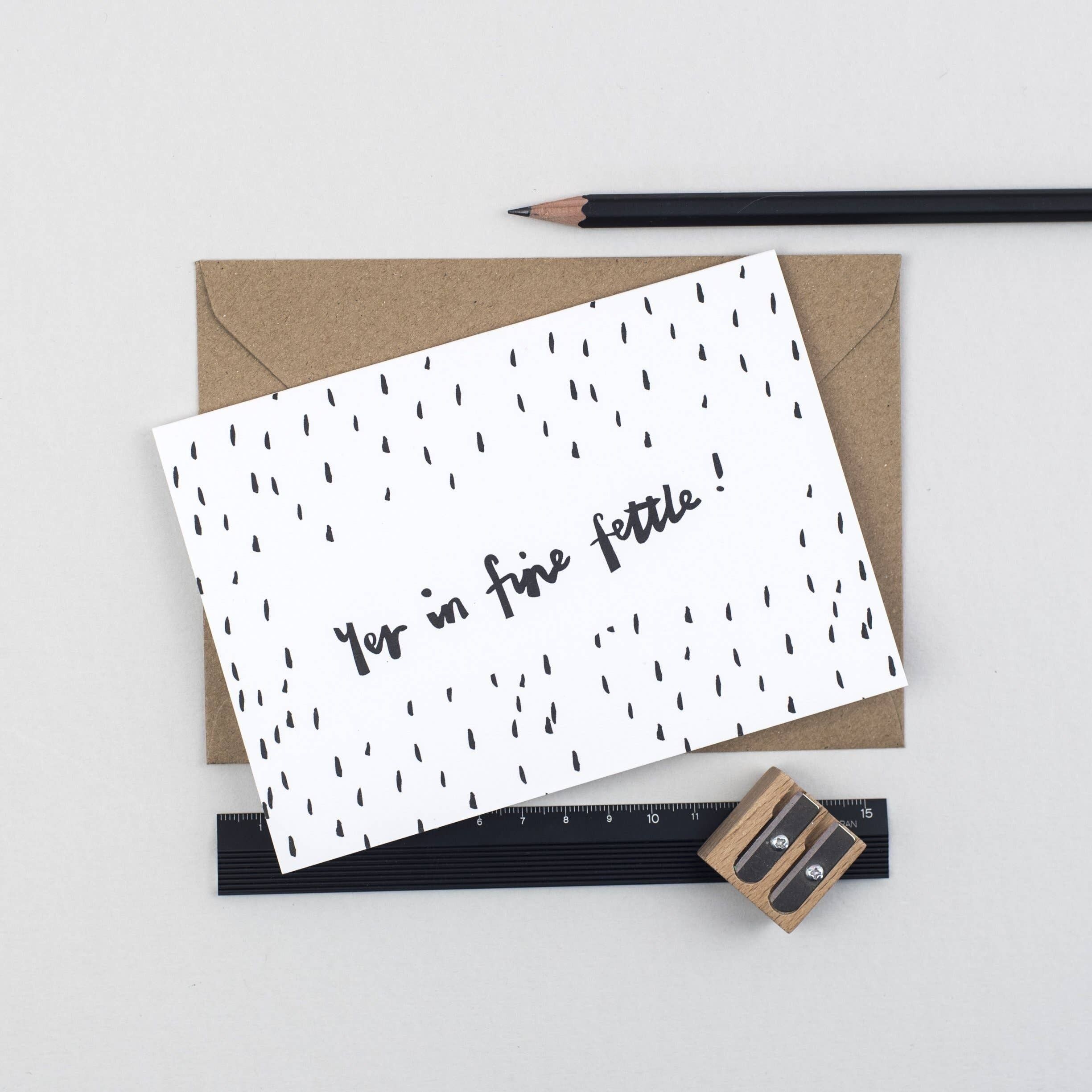 Biglietto d'auguri per te in ottima forma