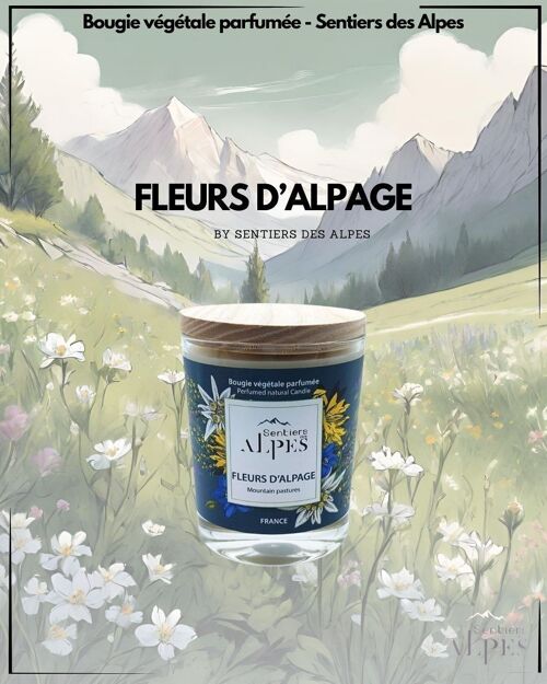 Bougie Parfumée - Fleurs d’Alpage