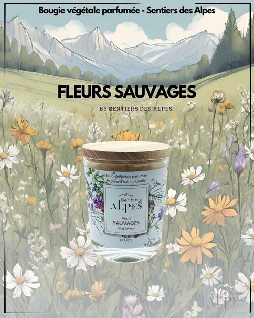 Bougie Parfumée - Fleurs Sauvages