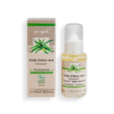 Huile d'aloe vera certifiée BIO