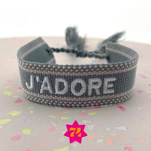 Statement woven bracelet jeans J'adore