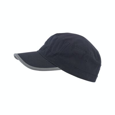 Cap for men with a gray stripe