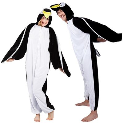 Costume adulte Pingouin peluche-max. 1,95 m