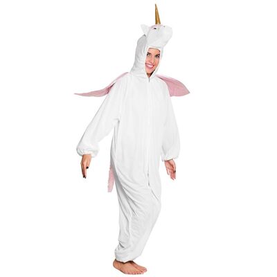 Costume adolescent Licorne peluche-max. 1,65 m-Blanc