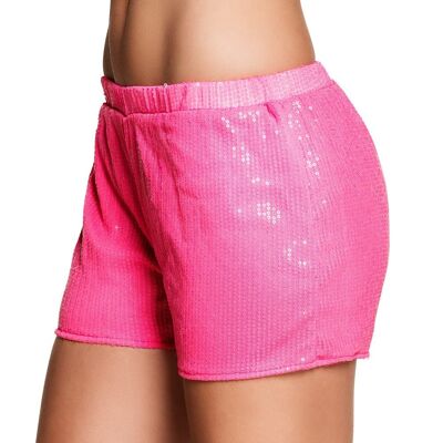 Culotte Sequins-Rose fluo