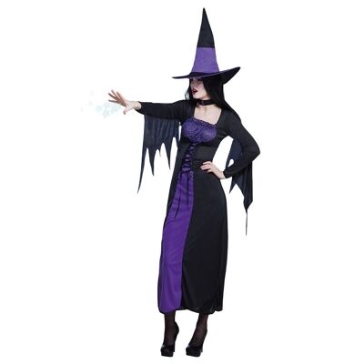 Costume adulte Purple hag-36/38