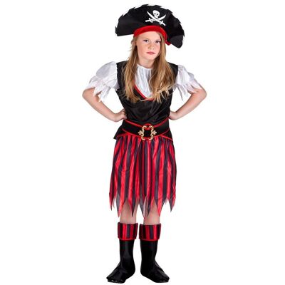 Costume enfant Pirate Annie-7-9 jaar