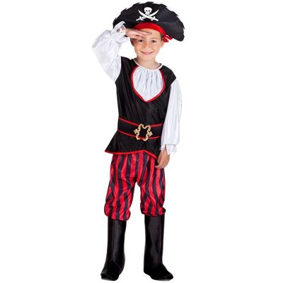 Costume enfant Pirate Tom-4-6 jaar
