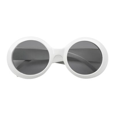 Lunettes party Jackie-Blanc
