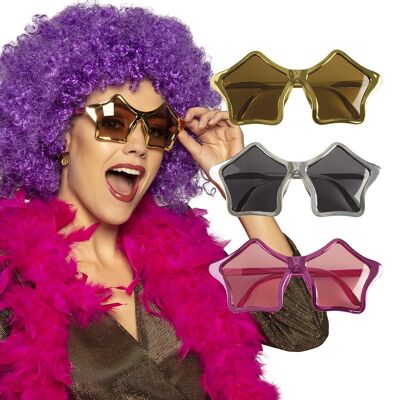 Lunettes party Star-Assorti