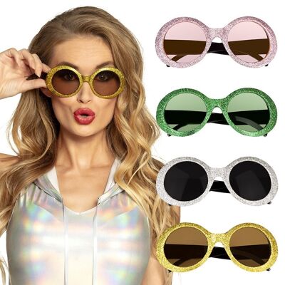Lunettes party Jackie glitter-Assorti