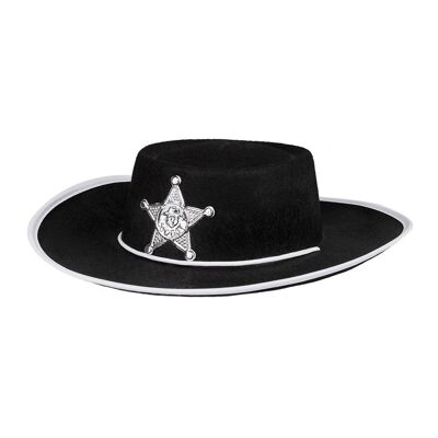 Chapeau enfant Sheriff-Noir