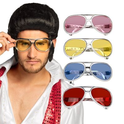 Lunettes party Rock 'n Roll Reno-Assorti