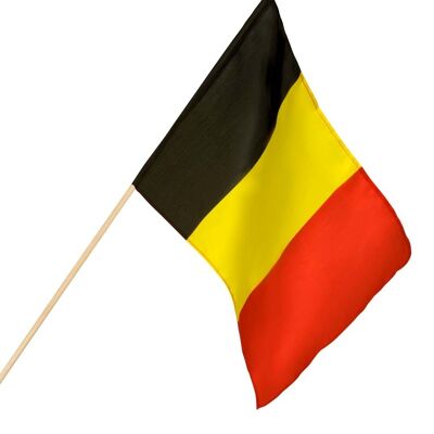 Polyester drapeau à la main Belgique
