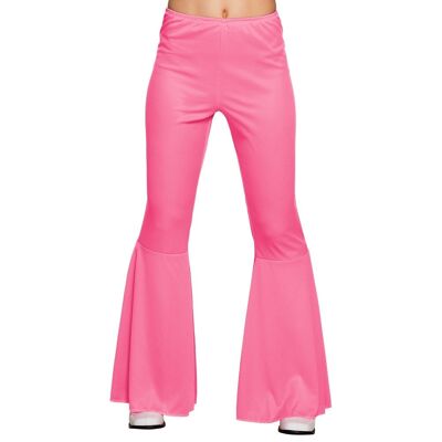 Pantalon flare-Rose