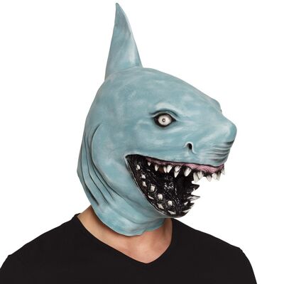 Masque visage latex Requin