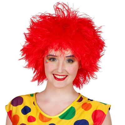 Perruque Clown Frizzy-Rouge