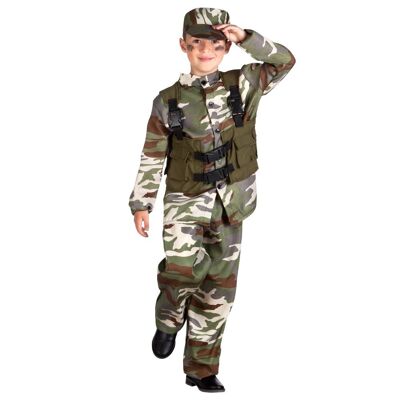 Costume enfant Soldat-4-6 jaar