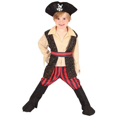 Costume enfant Pirate Rocco-3-4 jaar