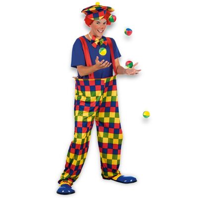 Costume adulte Clown Bonbon-M/L