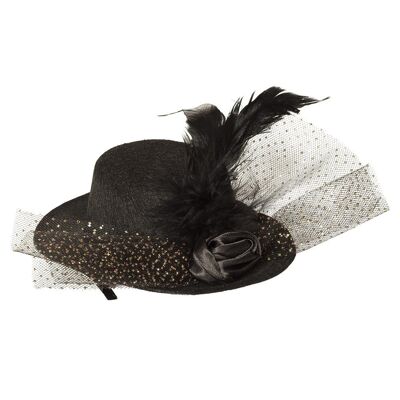 Accessoire cheveux Nicolette-Noir