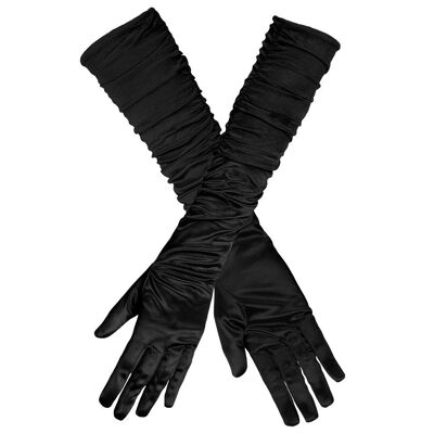 Paire Gants coude Hollywood-Noir