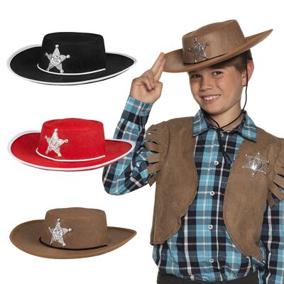 Chapeau enfant Sheriff-Assorti