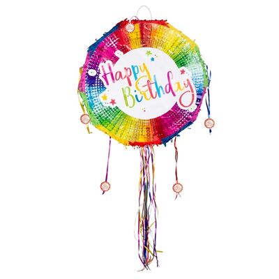 Piñata à tirer 'Happy Birthday'